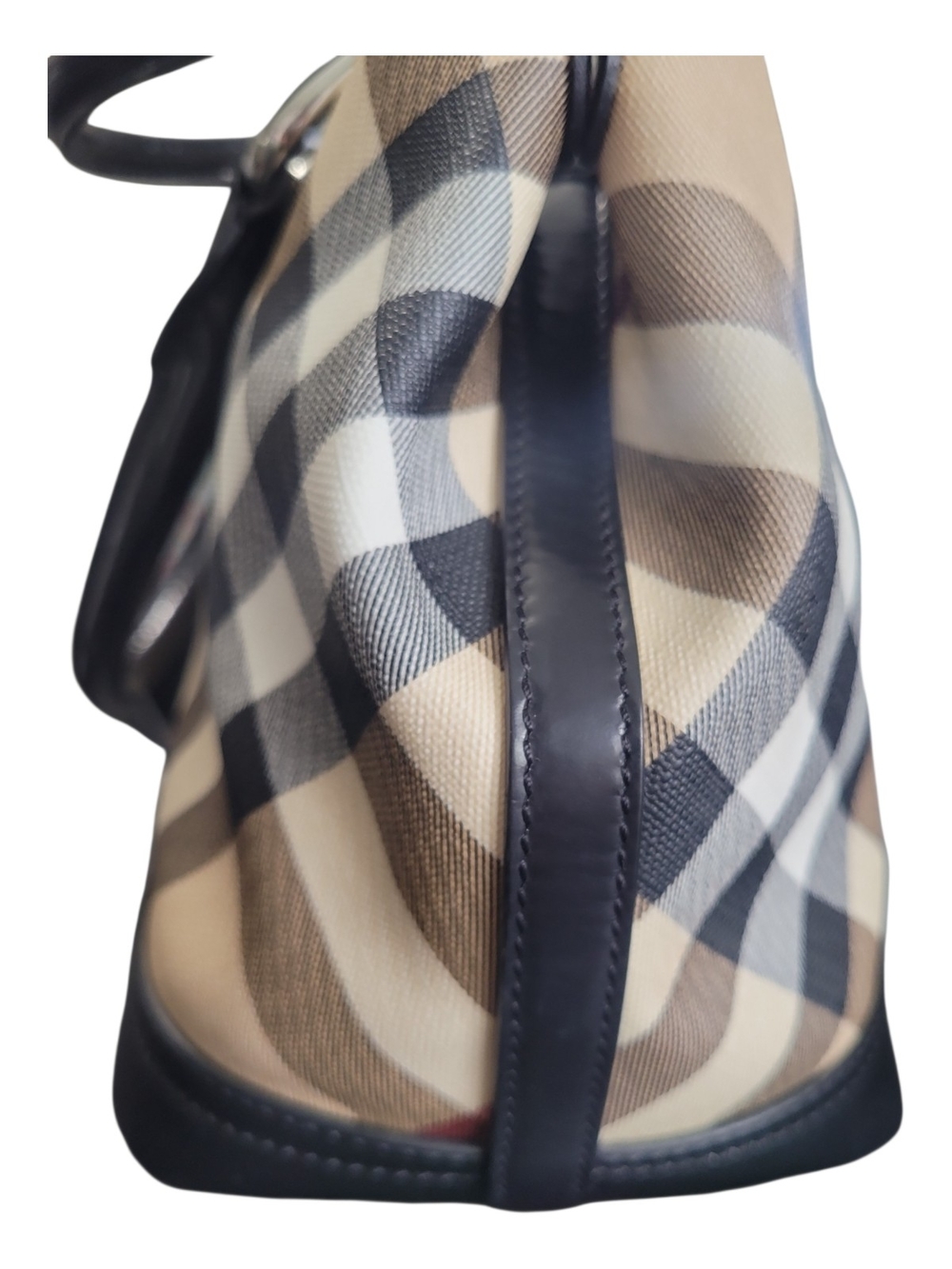 Burberry Super Nova Check Chester Satchel M - Picture 4 of 12